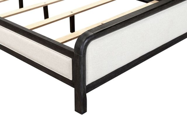 aspenhome® Ambrose Obsidian Mist/White King Upholstered Panel Bed-3