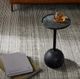Four Hands Viola Black Marble Accent Table-3