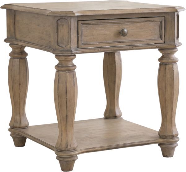 Liberty Furniture Magnolia Manor 3-Piece Weathered Bisque Occasional Table Set-2