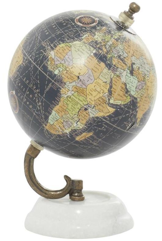 Deco Marche Black 8" Globe-0