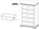 International Furniture Direct Terra Dark Black Chest-2