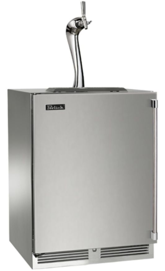 Perlick® Signature Adara Series 24" Stainless Steel Built-in Beverage Dispenser-0
