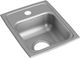 Elkay Lustertone® Classic Lustrous Satin 13" x 16" x 6-1/2" 2-Hole Single Bowl Drop-In ADA Sink-0