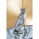 A & B Home Silver 5" Sitting Leopard-5