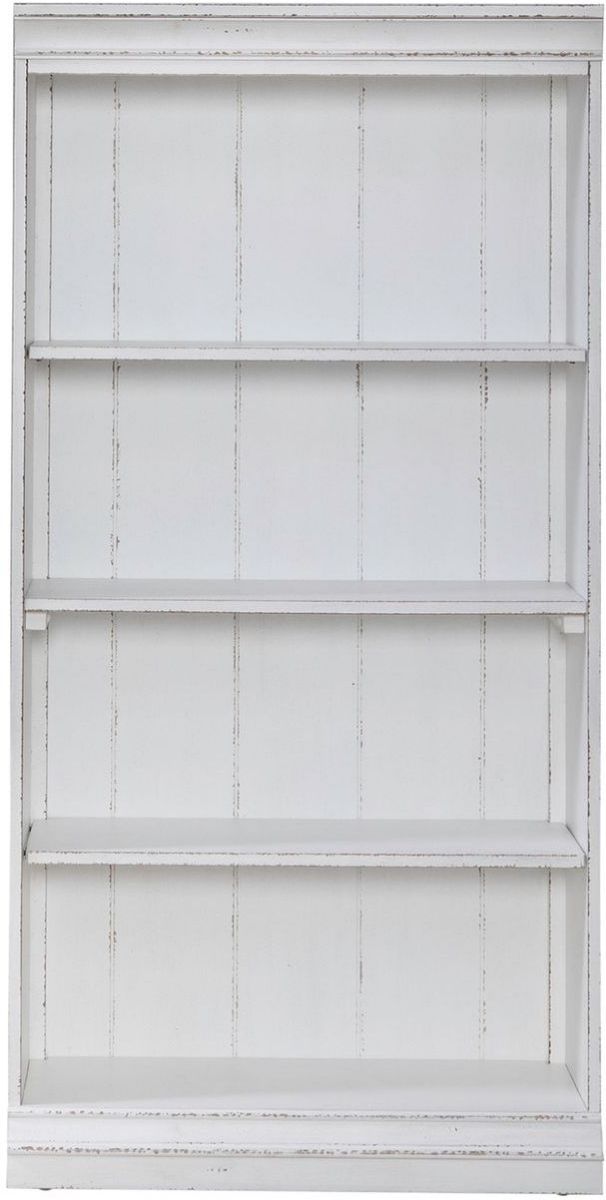 Liberty Furniture Magnolia Manor 4-Piece Antique White Wall Bookcase-3