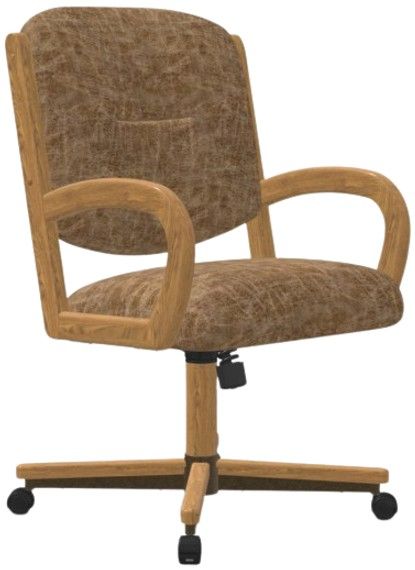 Chromcraft Customizable Concord Swivel Casual Dining Chair-0