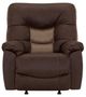 Franklin™ Trilogy Commodore Cocoa Air Flow Manual Swivel Rocker Recliner-1