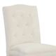 Fairfield® Customizable Entree Dining Camel Short Back Armless Stack Chair with Buttons-1