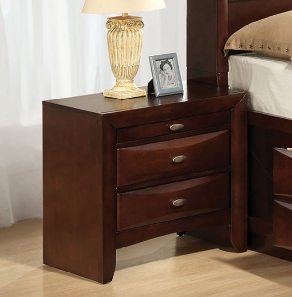 Furniture of America® Zosimo 4-Piece Dark Cherry Queen Bedroom Set-2