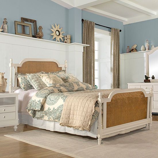 HH2 Home Melanie White King Panel Bed without Frame-3