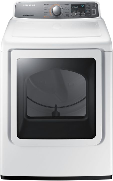 Samsung 7.4 Cu. Ft. White Electric Dryer-0