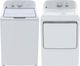 GE® White Top Load Washer & Electric Dryer Laundry Pair-0