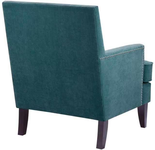 Olliix by Madison Park Blue Colton Track Arm Club Chair-2