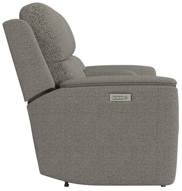 Flexsteel® Henry Hickory Power Reclining Loveseat with Console and Power Headrests-3