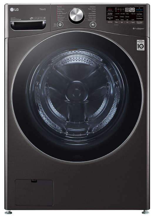 LG Black Stainless Steel Front Load Washer & Electric Dryer Laundry Pair-1