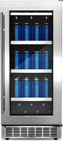 Silhouette® Professional Piedmont 3.1 Cu. Ft. Stainless Steel Beverage Center-0