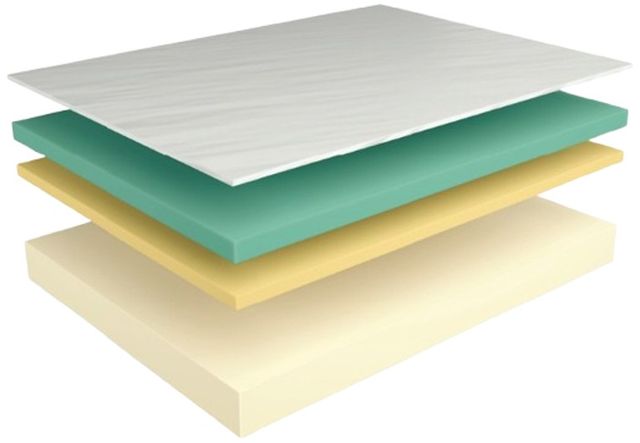 SleepFresh® Cyprus 12'' Latex Memory Foam Medium Tight Top Twin Mattress in a Box-2