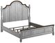 Flexsteel® Plymouth® Distressed Graywash King Panel Bed-1