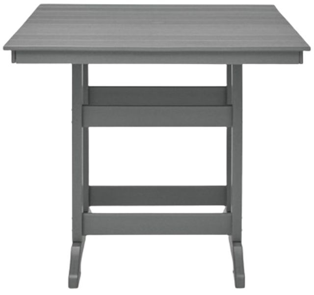 Signature Design by Ashley® Ross Cove Dark Gray Aluminum/Plastic Outdoor Counter Table-3