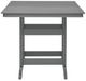 Signature Design by Ashley® Ross Cove Dark Gray Aluminum/Plastic Outdoor Counter Table-3