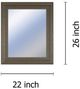 Classy Living Tranquil Ash Reflection Wall Mirror-2