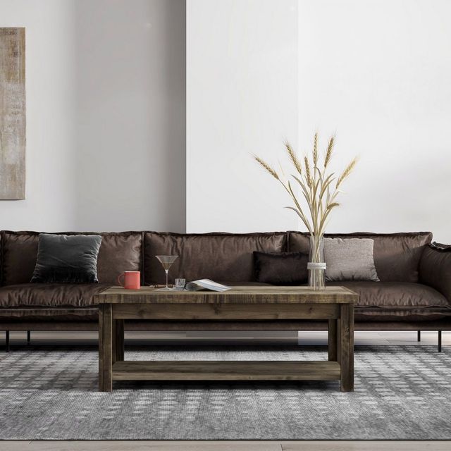 Legends Home Joshua Creek Barnwood Coffee Table-1