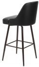 Zuo® Modern Keppel Black/Bronze Swivel Barstool-4