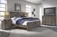 aspenhome® Tucker Stone California King Panel Bed-1