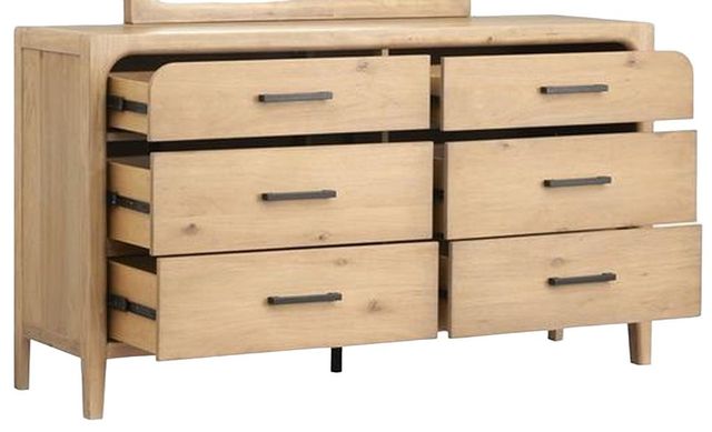 Magnussen Home® Somerset Butternut Double Drawer Dresser-3