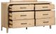 Magnussen Home® Somerset Butternut Double Drawer Dresser-3
