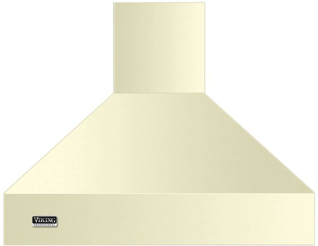 Viking® 5 Series 42" Vanilla Cream Professional Chimney Wall Mounted Range Hood-0