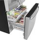 GE® 36 in. 20.6 Cu. Ft. Fingerprint Resistant Stainless Steel Counter Depth French Door Refrigerator-4