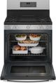 GE Profile™ 30" Fingerprint Resistant Stainless Steel Freestanding Dual Fuel Range-1