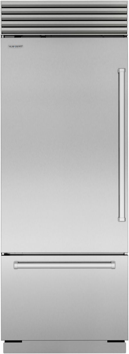 Sub-Zero® Classic Series 30" 17 Cu. Ft. Stainless Steel Built In Bottom Freezer Refrigerator-0