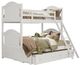 Mazin Furniture Clementine White Twin/Full Bunk Bed-1
