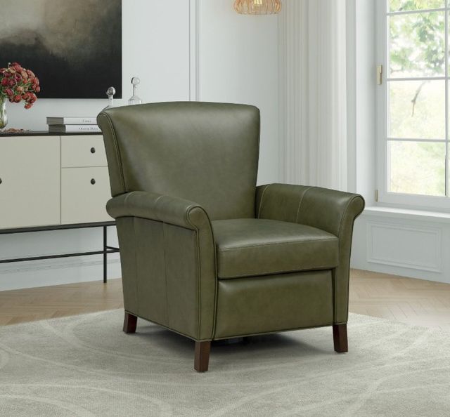 BarcaLounger® Phoebe Dobbs Sage Leather Manual Recliner-2