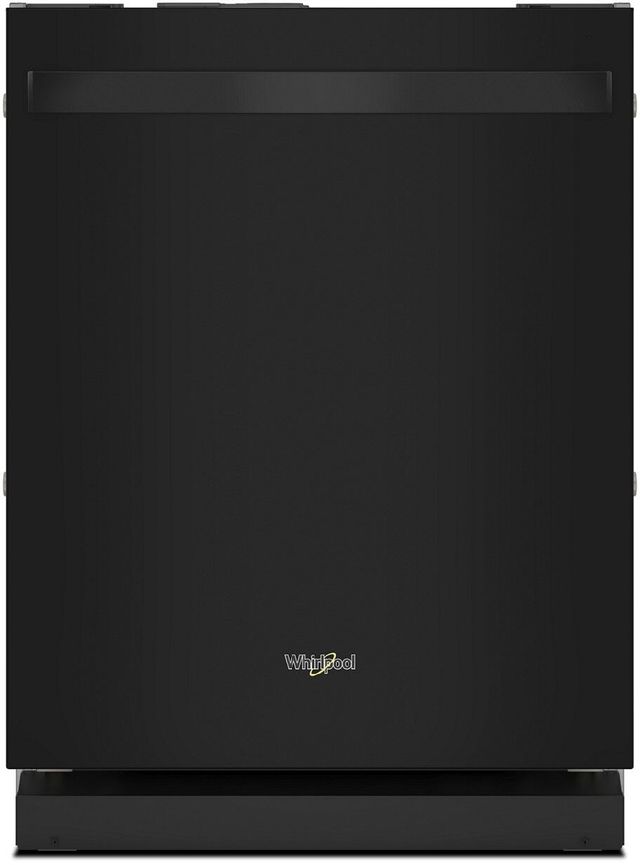 Whirlpool® 24" Black Top Control Built In Dishwasher-0