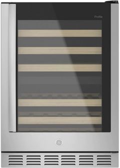 GE Profile™ 4.8 Cu. Ft. Stainless Steel Wine Cooler