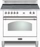 Lofra® Dolcevita 36" White Pro Style Induction Range-0