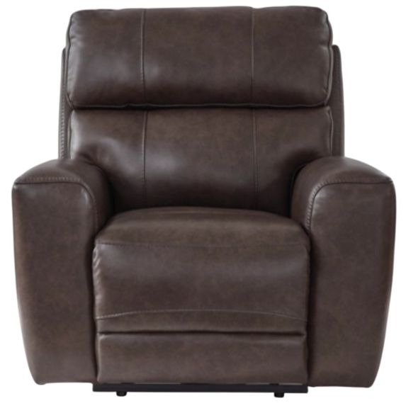 Signature Design by Ashley® Beadel Smoke Power Recliner with Headrest-1