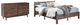 Signature Design by Ashley® Calverson 2-Piece Mocha Full Platform Bed Set-0