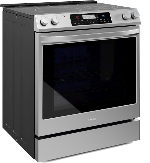 Midea® 30" Stainless Steel Slide-In Electric Range-1