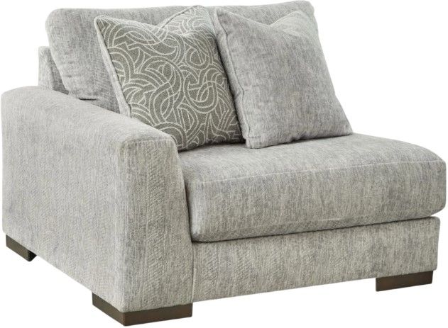 Signature Design by Ashley® Regent Park 4-Piece Pewter L-Shape Sectional Sofa-1