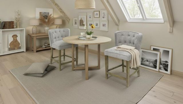 Nest Home Collections Charlie Anew Gray/Gray Wash Counter Stool-1