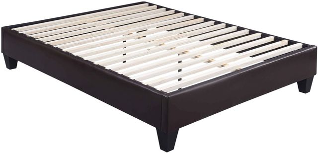Elements International Abby Brown Queen Platform Bed-3