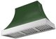 AGA Cascade 48" Cornwall Green Wall Mounted Range Hood with Polished Chrome Trim-0