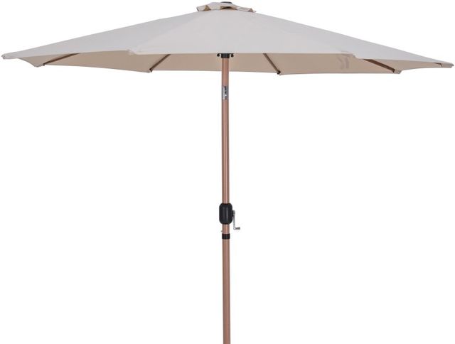 Meridian Furniture Fiji Beige Aluminum Outdoor Patio Umbrella-0