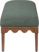 TOV Furniture Oodle Green/Walnut Bench-4