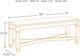 Signature Design by Ashley® Tyler Creek Black/Grayish Brown Bench-1