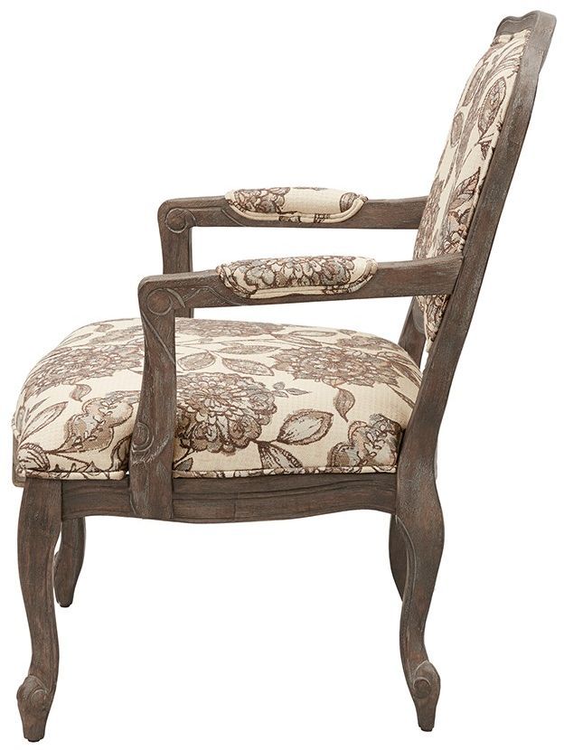 Olliix by Madison Park Multi Monroe Camel Back Exposed Wood Chair-2